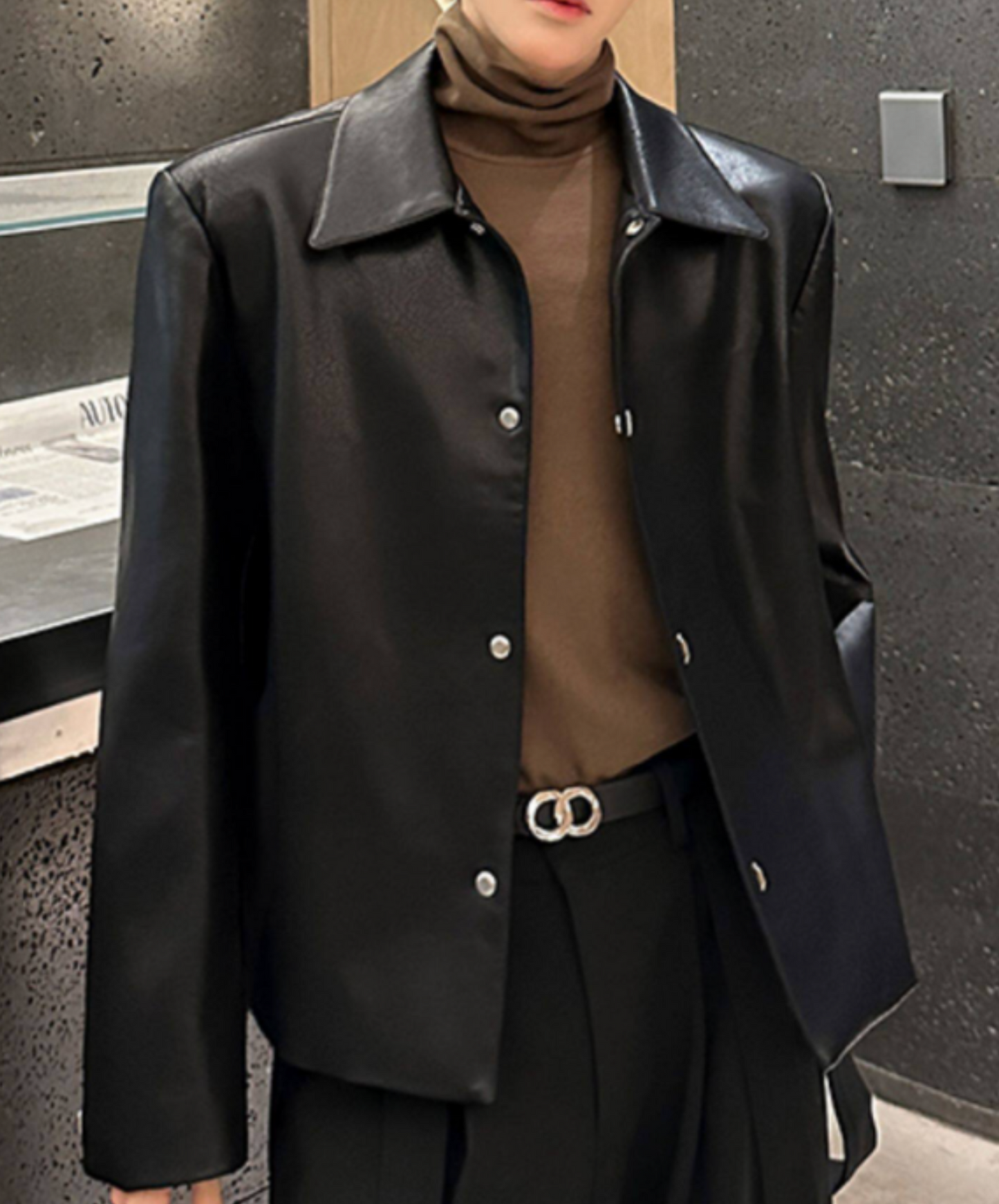 fake leather jacket EN2619