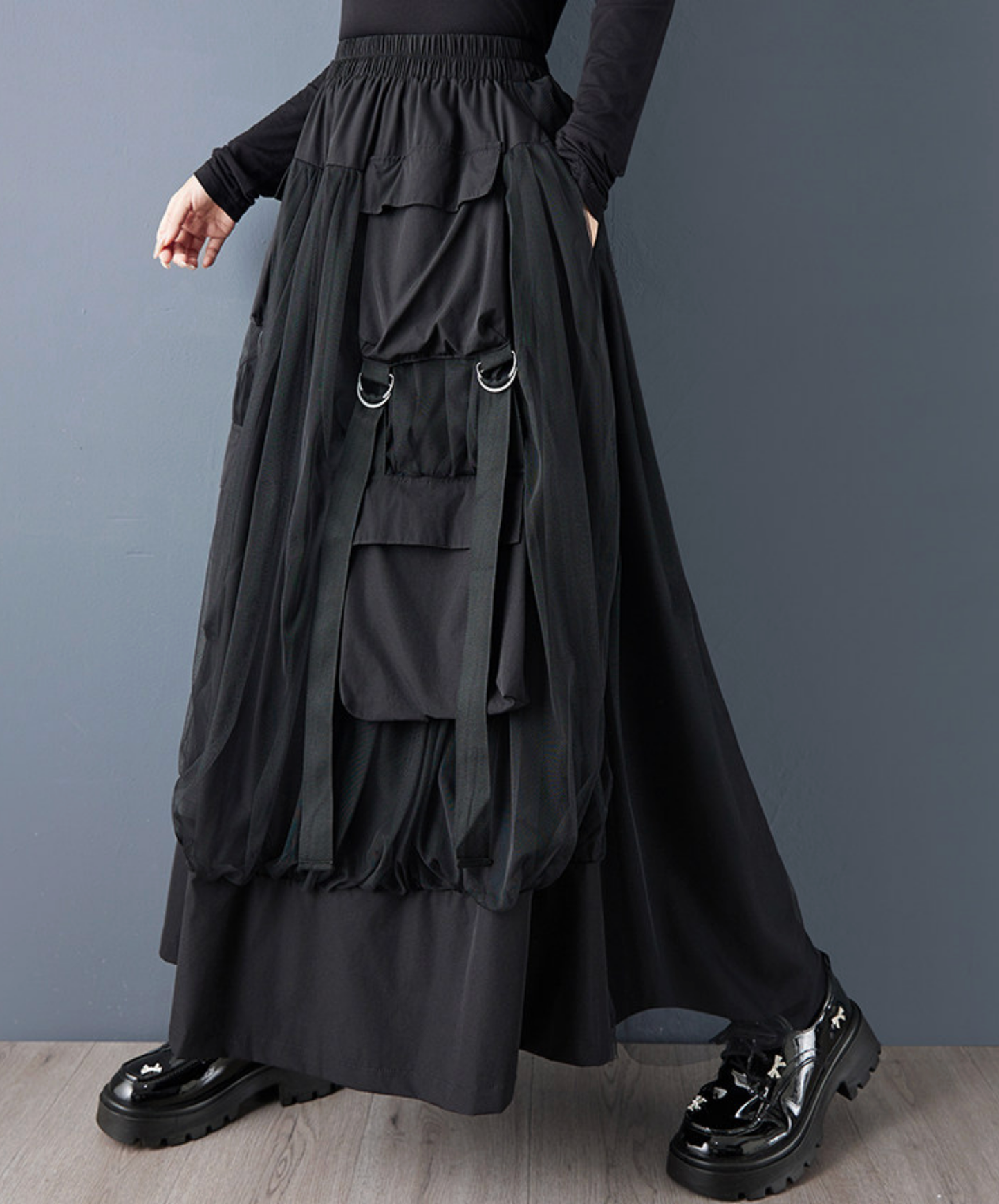 cargo-style design, voluminous skirt EN2757