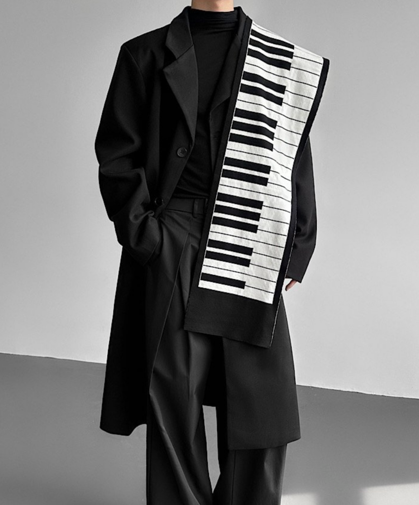 smart above-the-knee silhouette coat EN2560