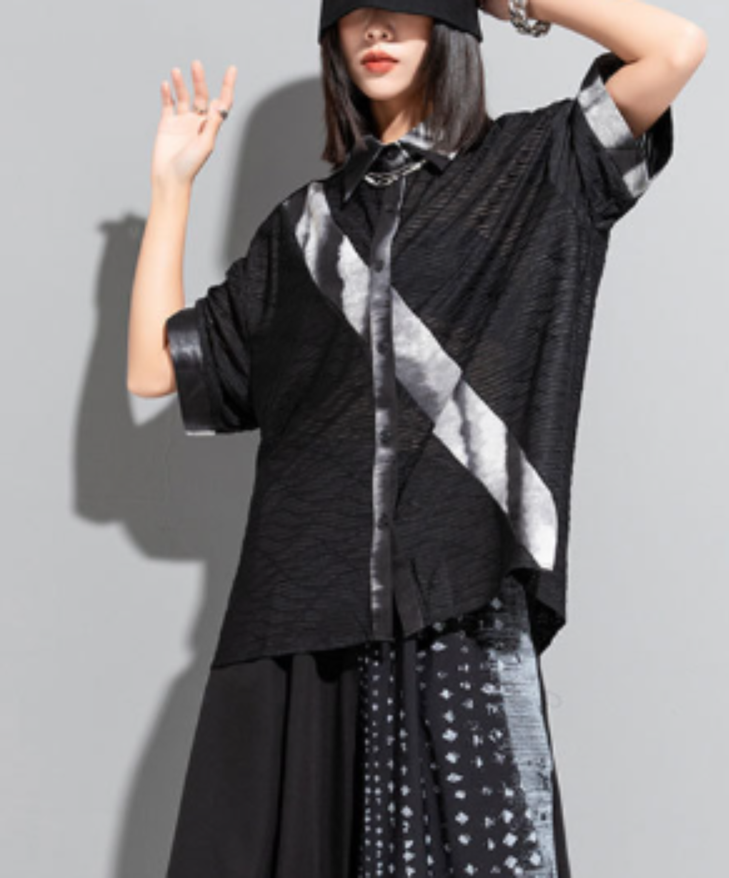 lightweight patchwork shirt EN2941