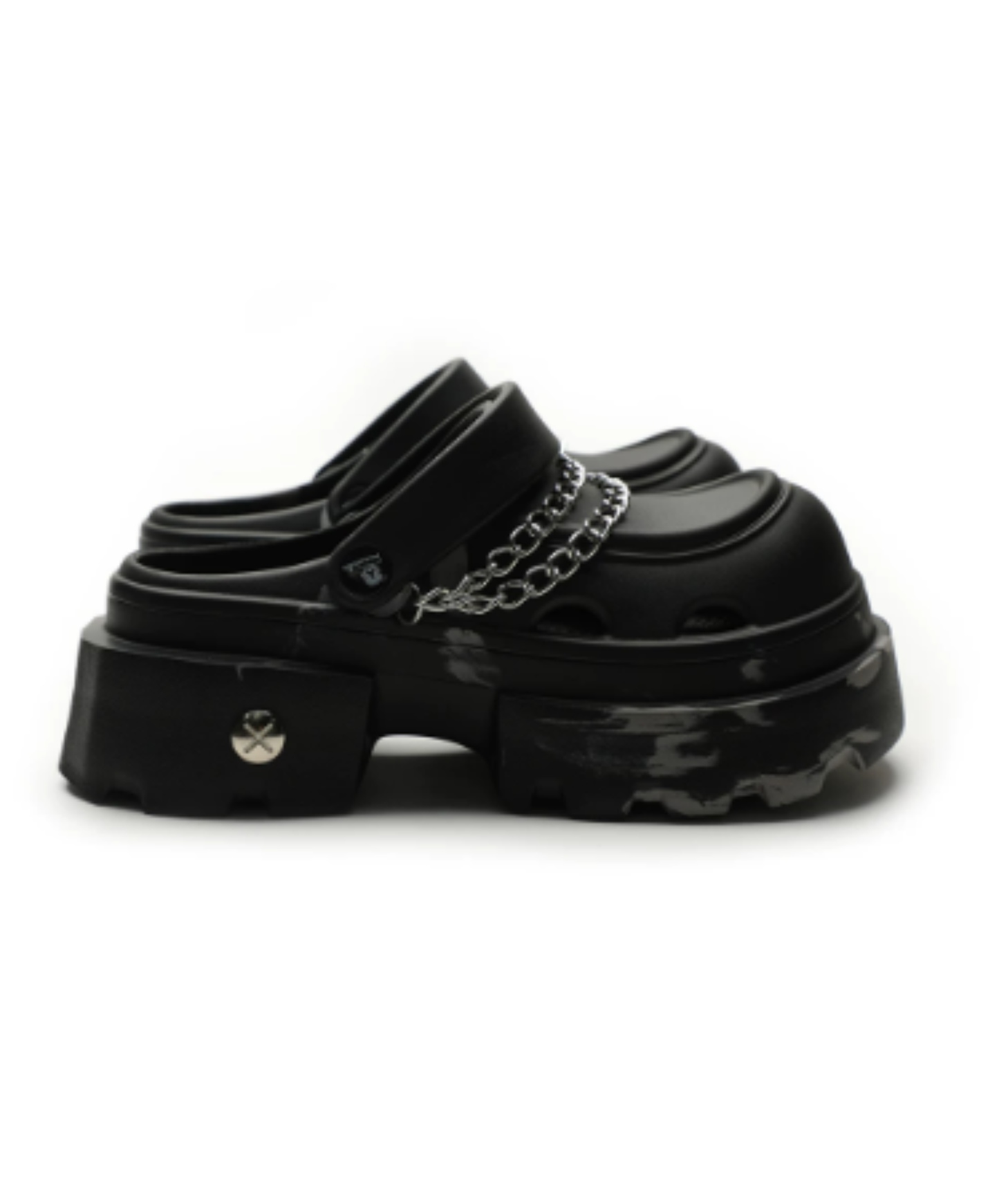 dark punk chain sandals EN2929