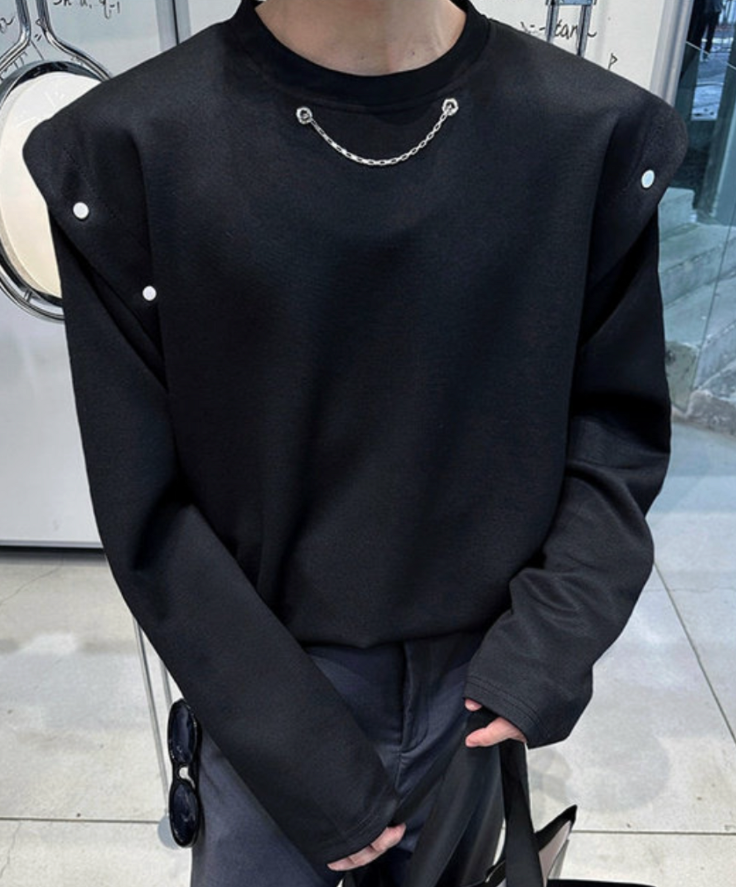 2-way removable sleeves t-shirt EN2648