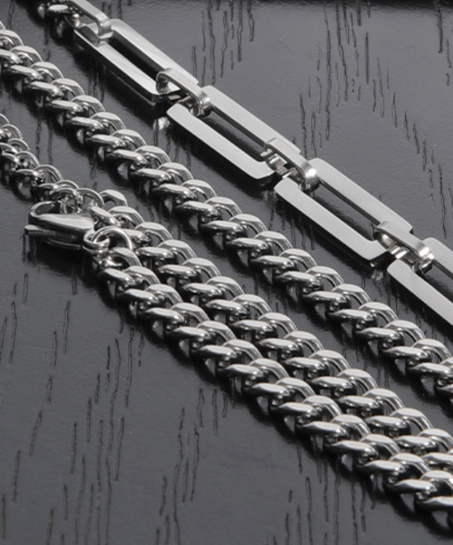 simple square chain necklace EN2741