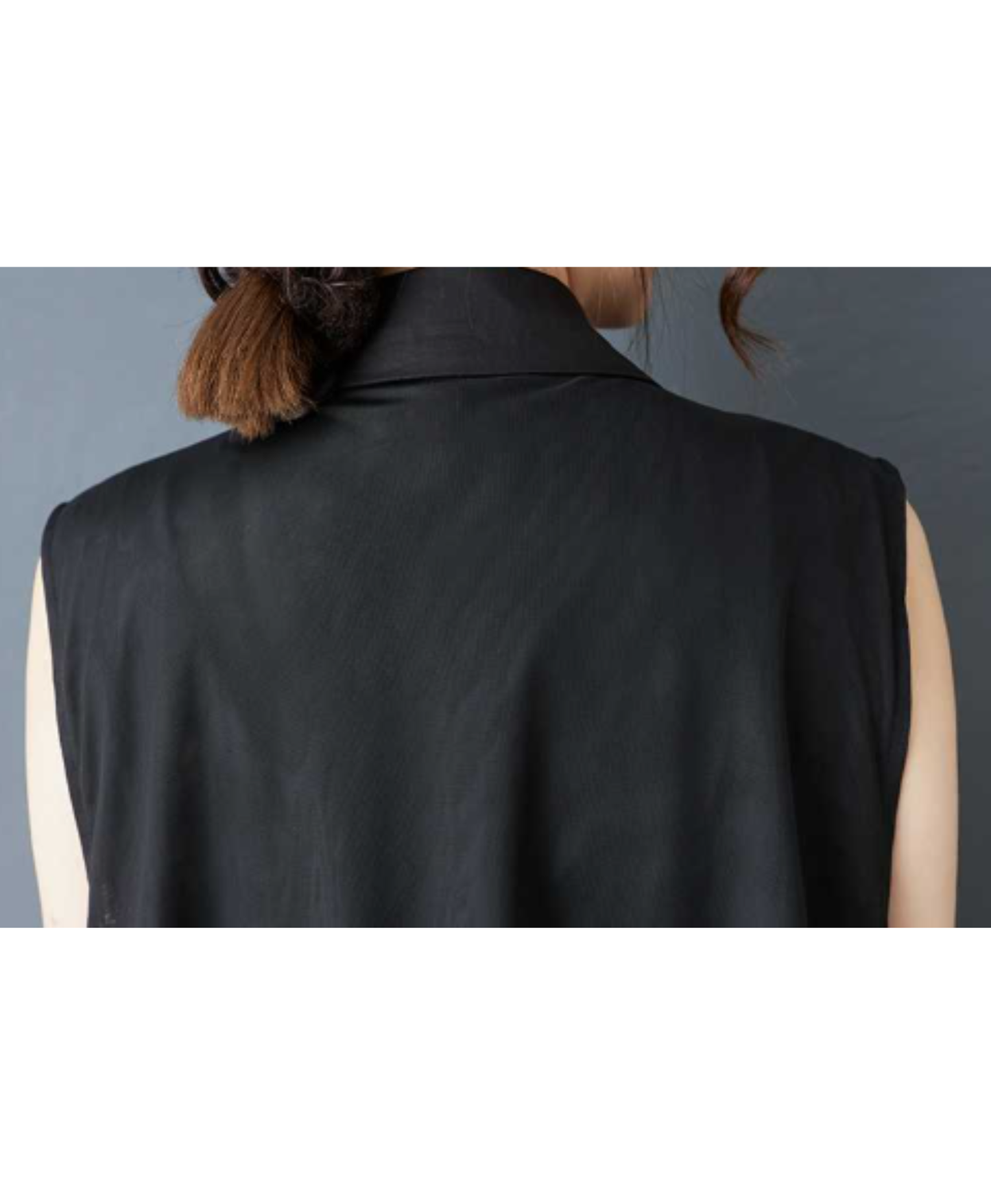 dark multi-layer mesh long shirt EN3046