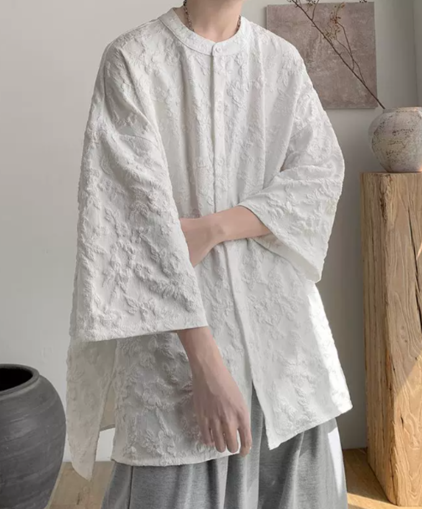 chinese style texture shirt EN2271