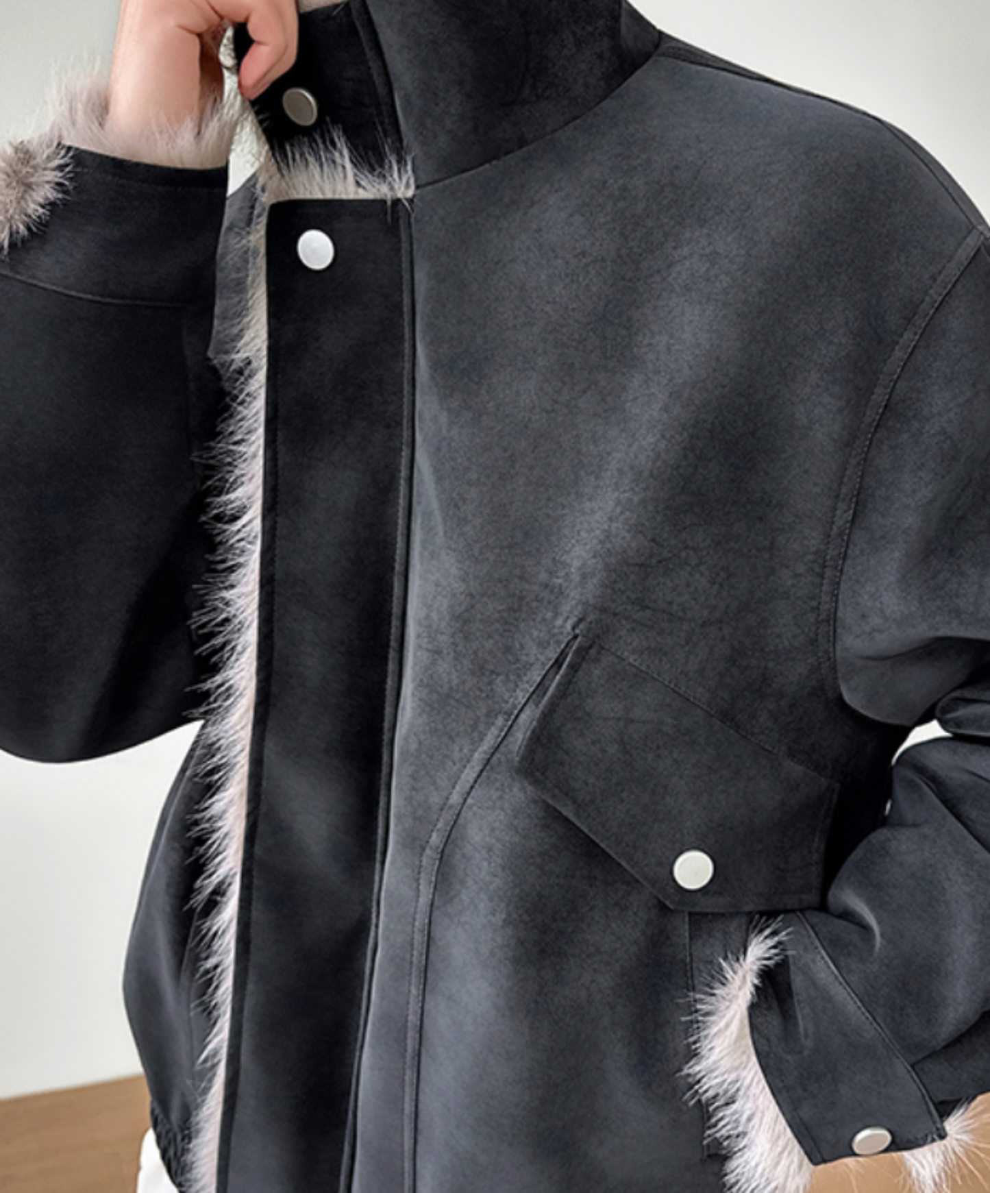 eagle suede fleece lining jacket EN2593