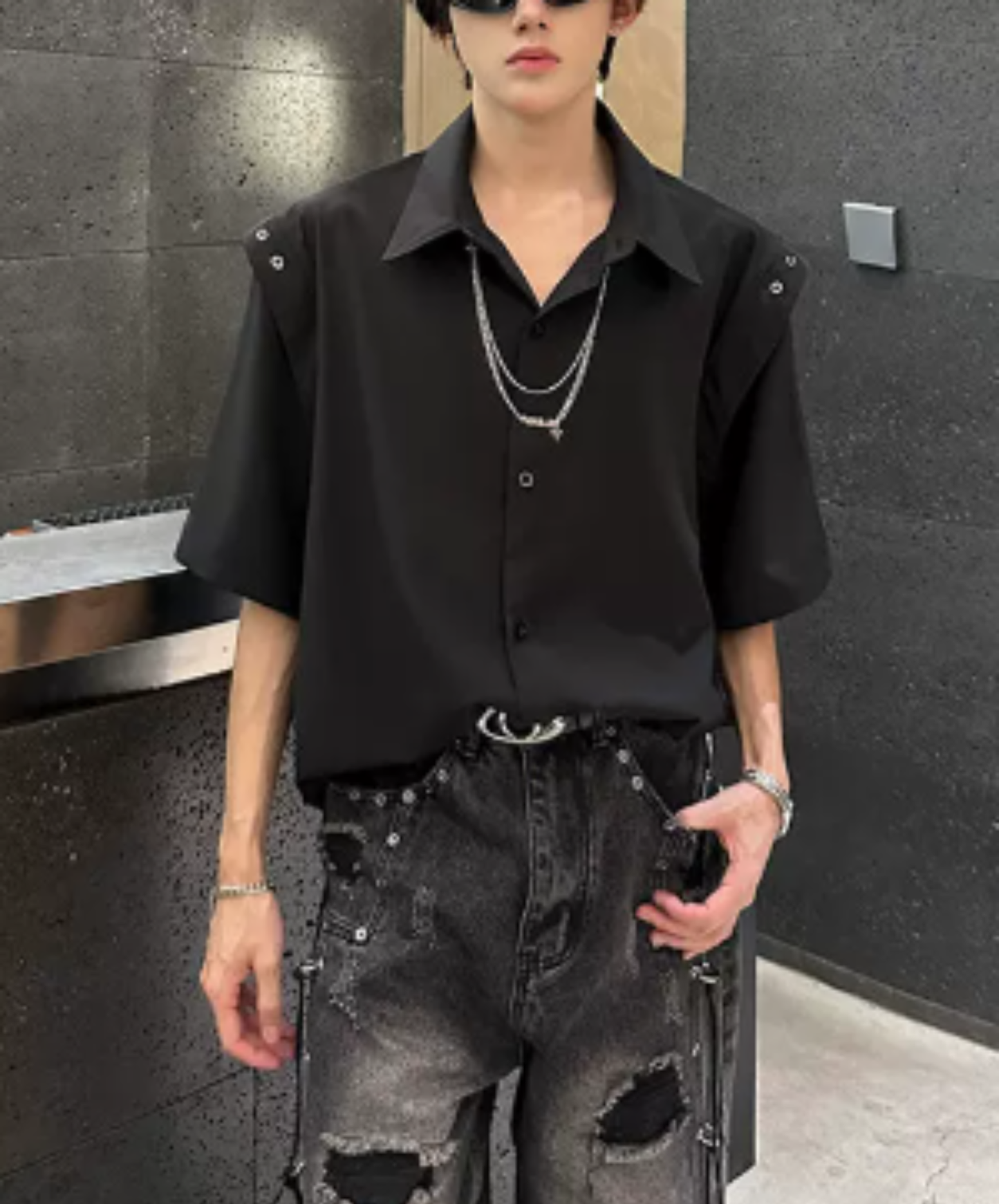 necklace decoration edge shoulder shirt EN2979