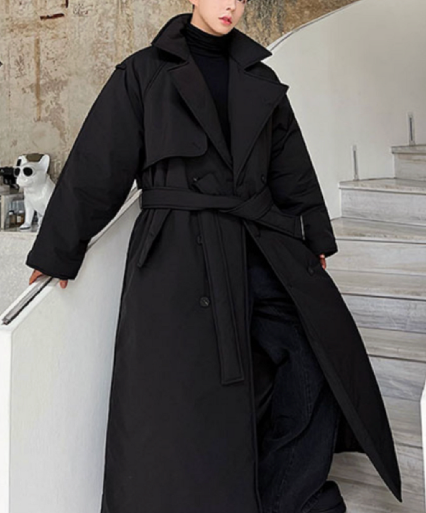 versized double-breasted coat EN2549