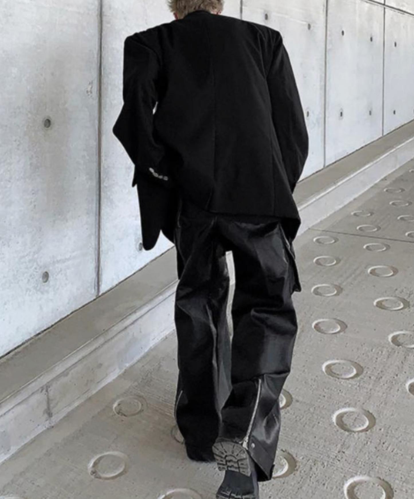 tassel motif print short length jacket EN2428