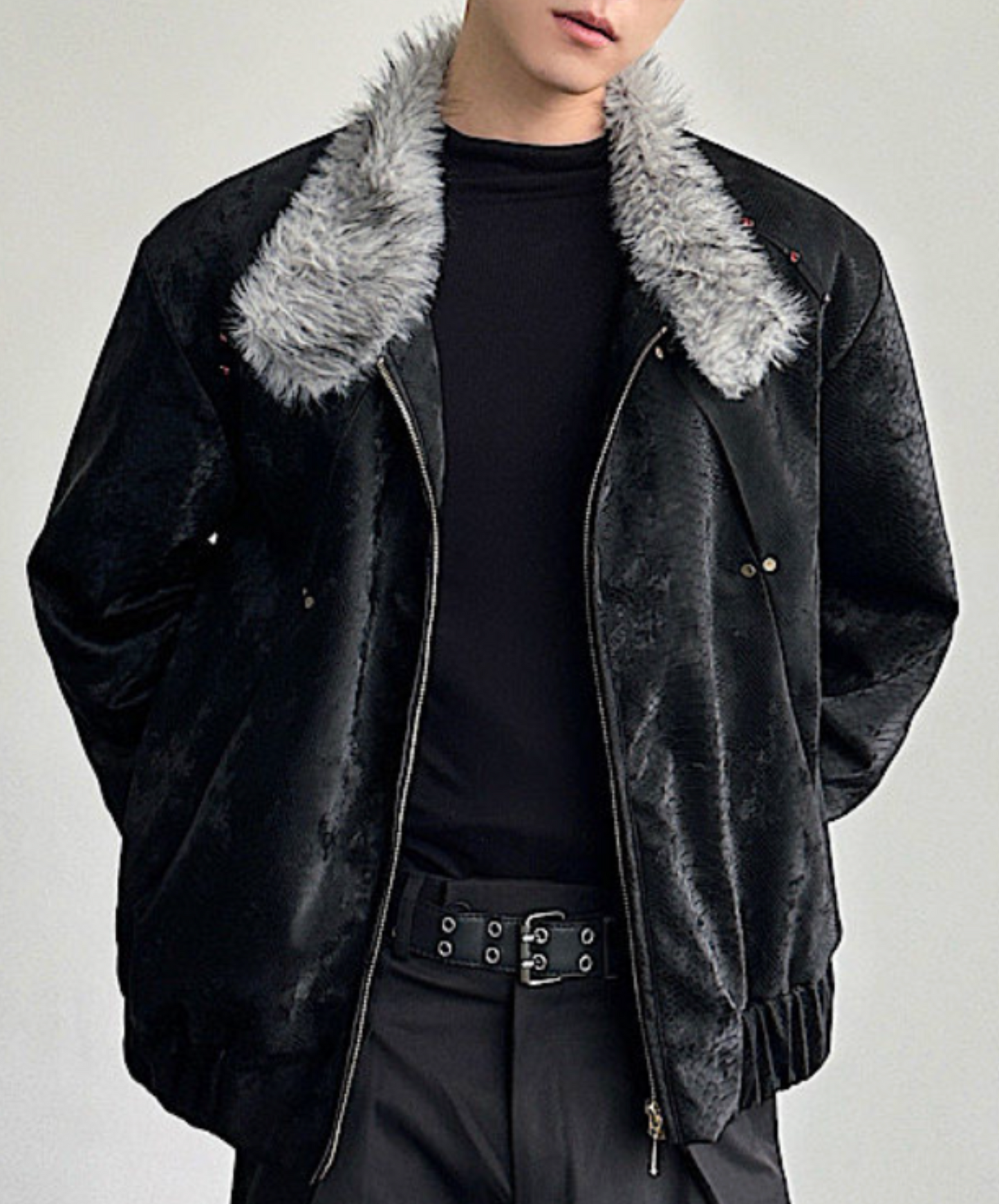 clean fit stand collar jacket EN2570