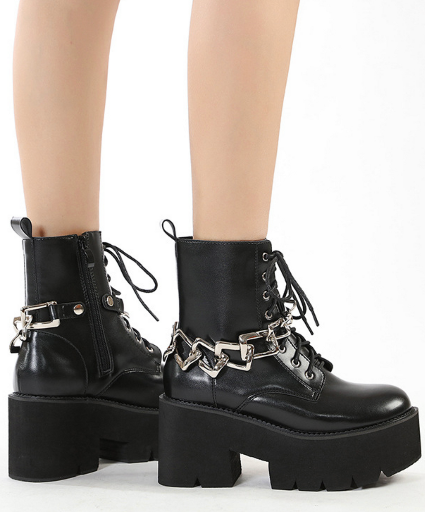 wild diamond chain boots EN2804