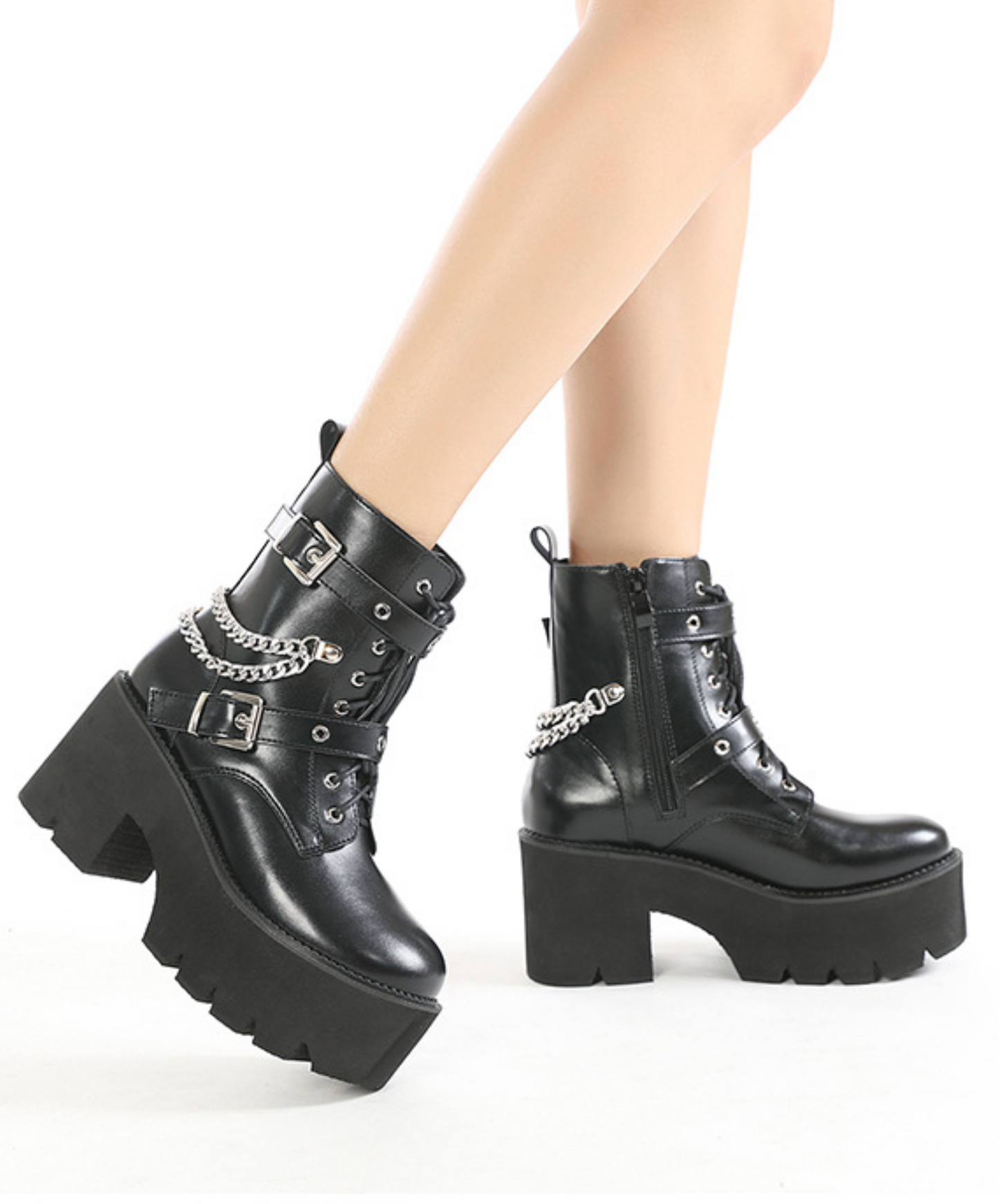 double chain smooth boots EN2395