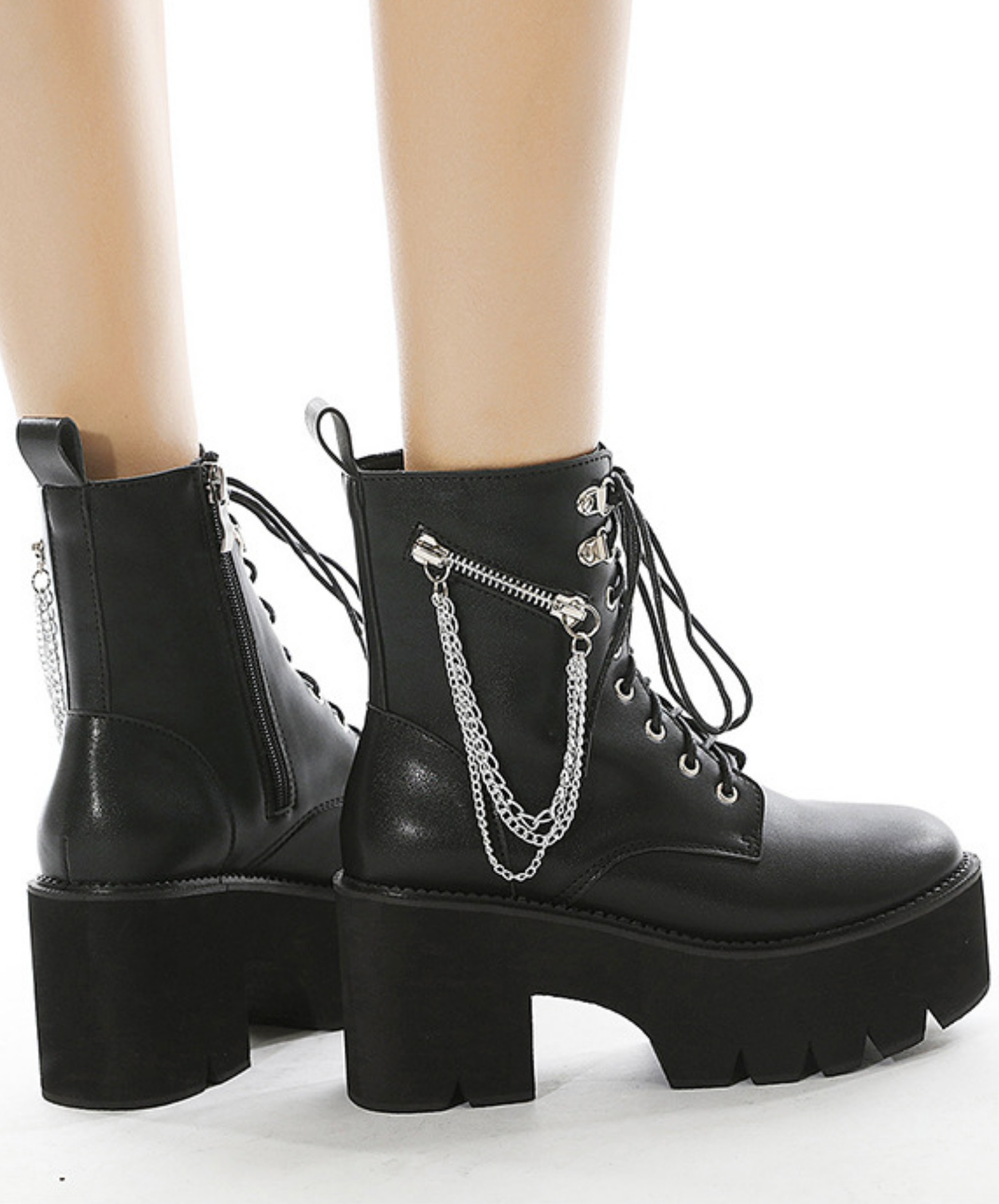 british-style metal chain boots EN2803