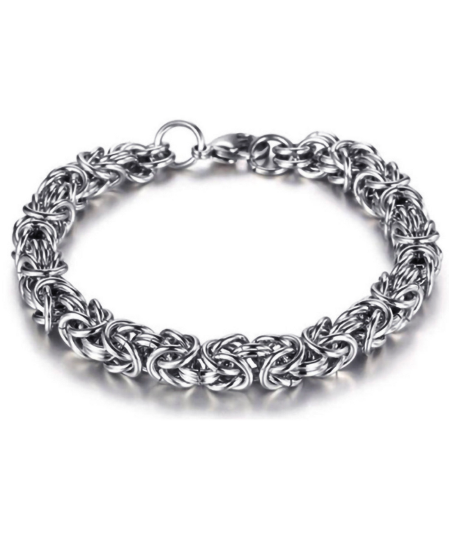 Intertwined metal rings bracelet EN2759