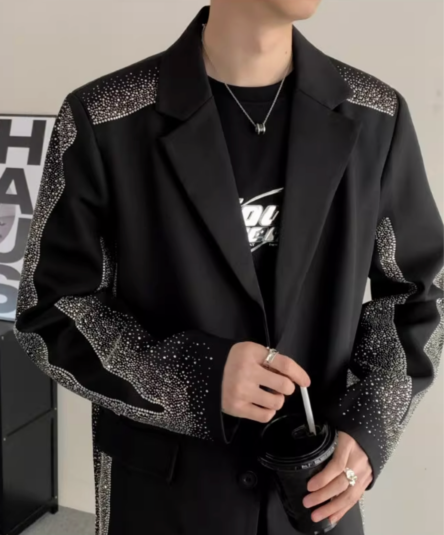 diamond stitch designs jacket EN2432