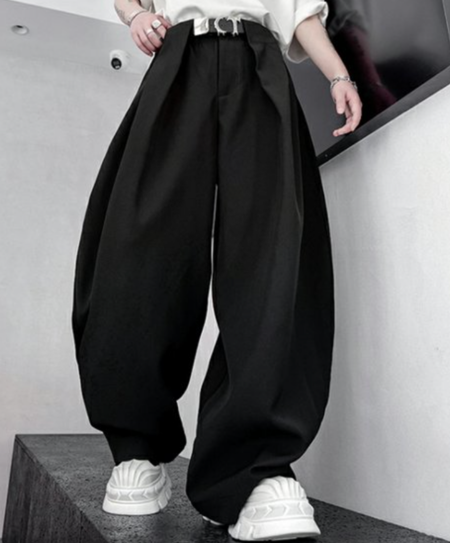 drape mop wide pants EN2070