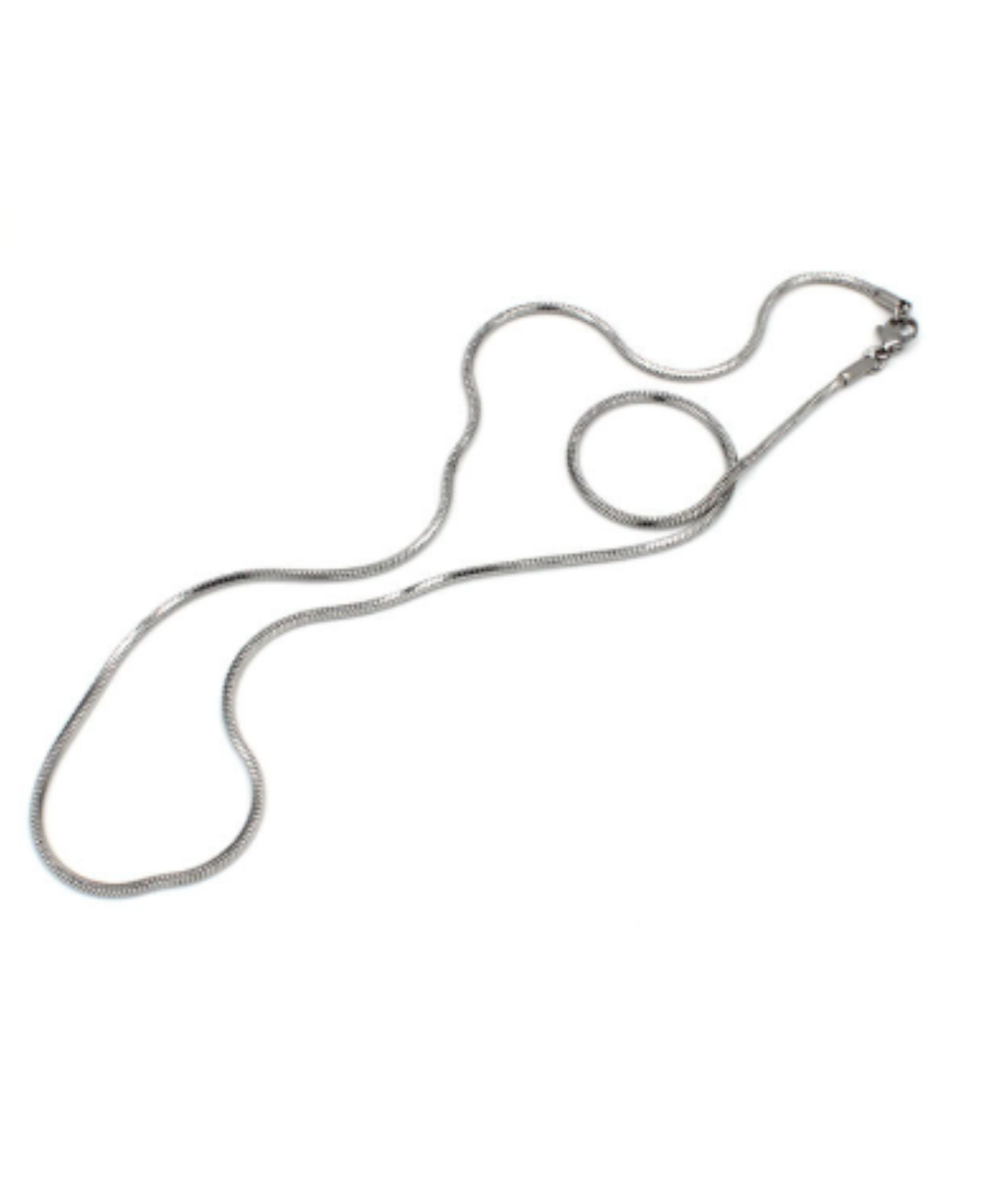 simple titanium chain necklace EN3036