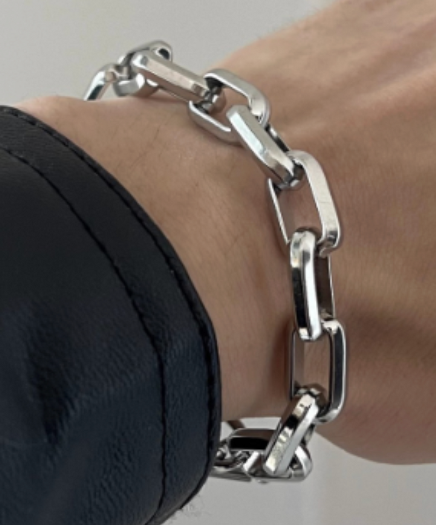 hard square chain bracelet EN2644