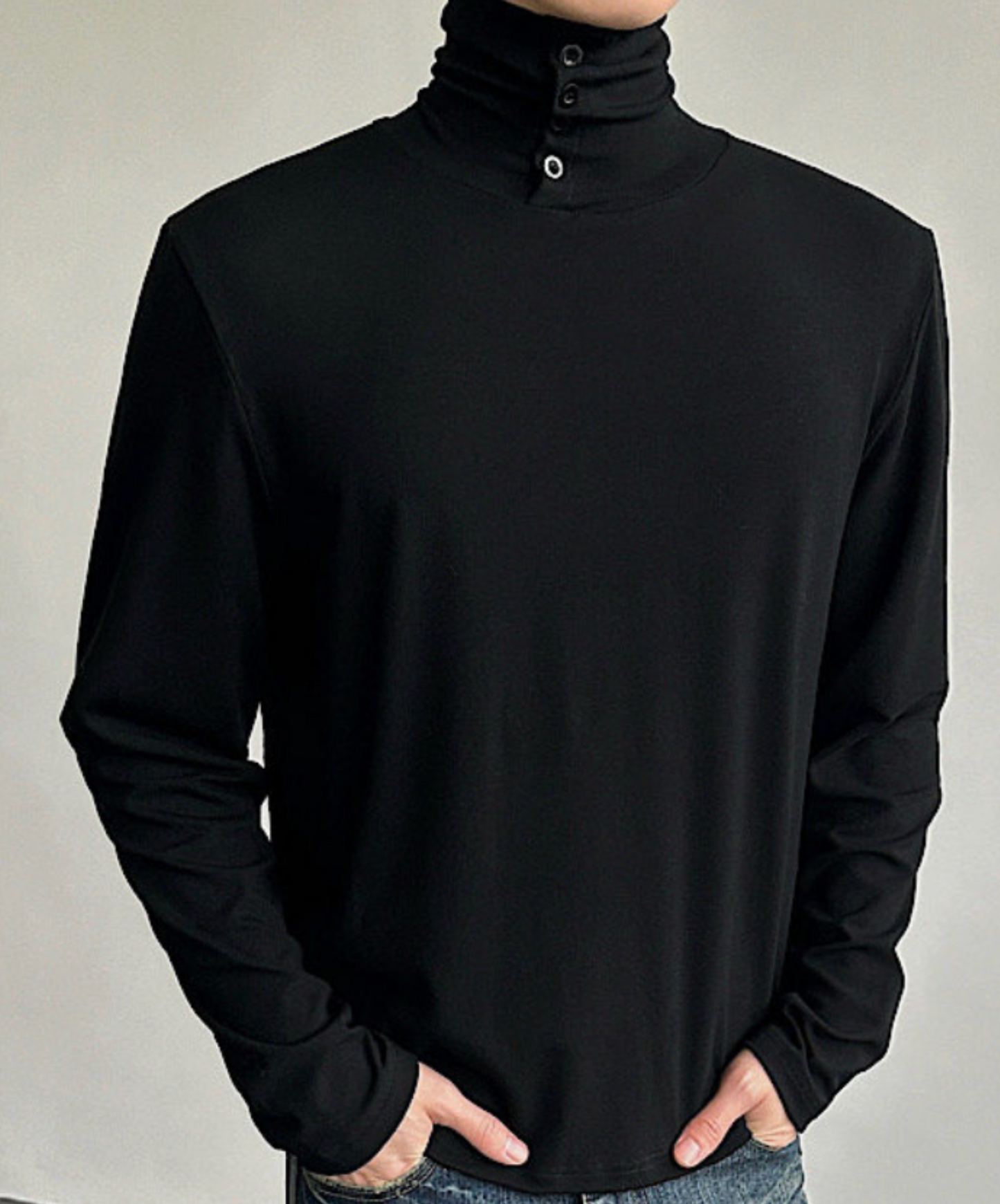 clean fit high neck t-shirt EN2592