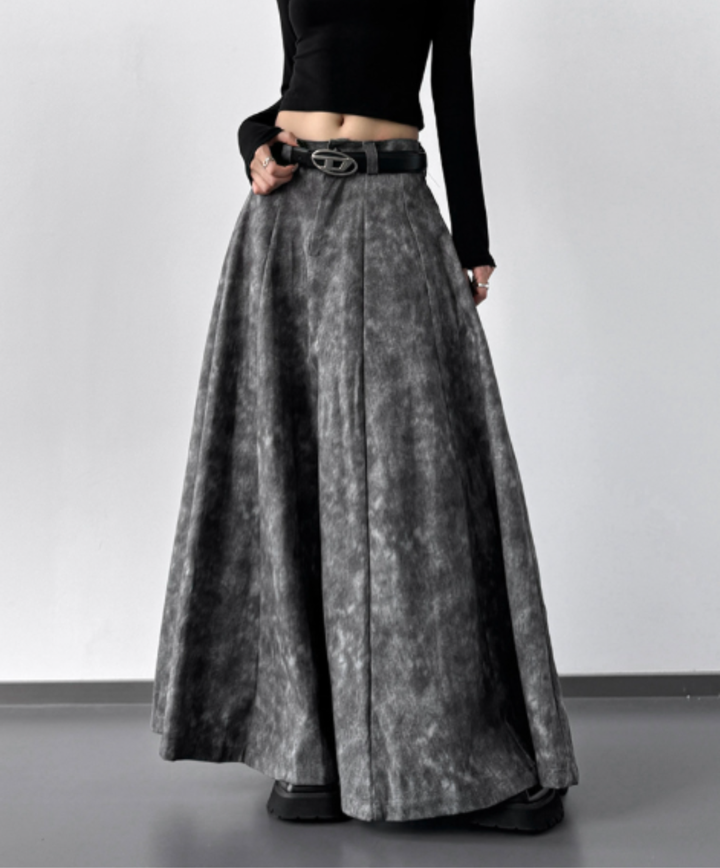 tie-dye a-line silhouette skirt EN2933