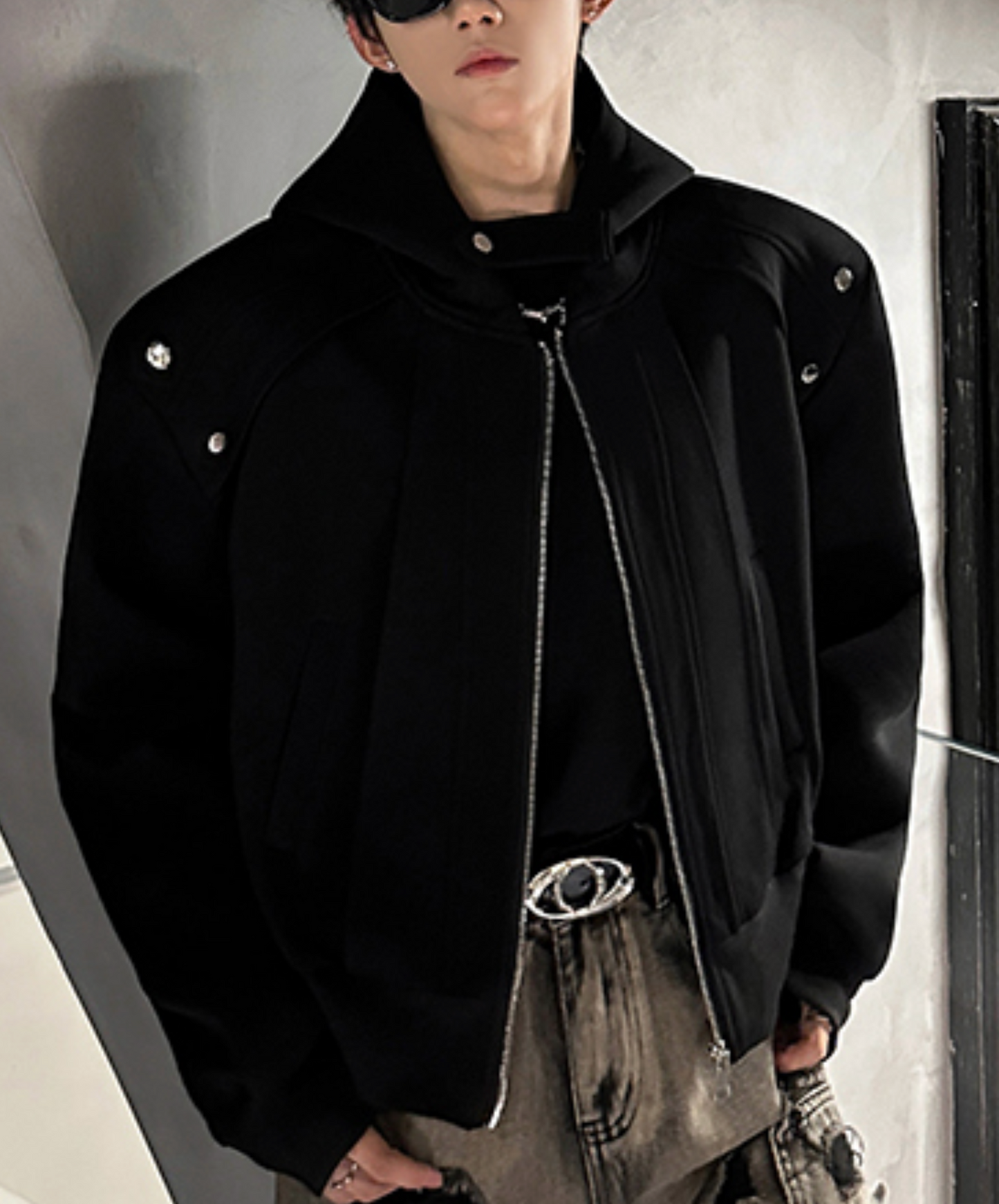 thick short length hoodie EN2492