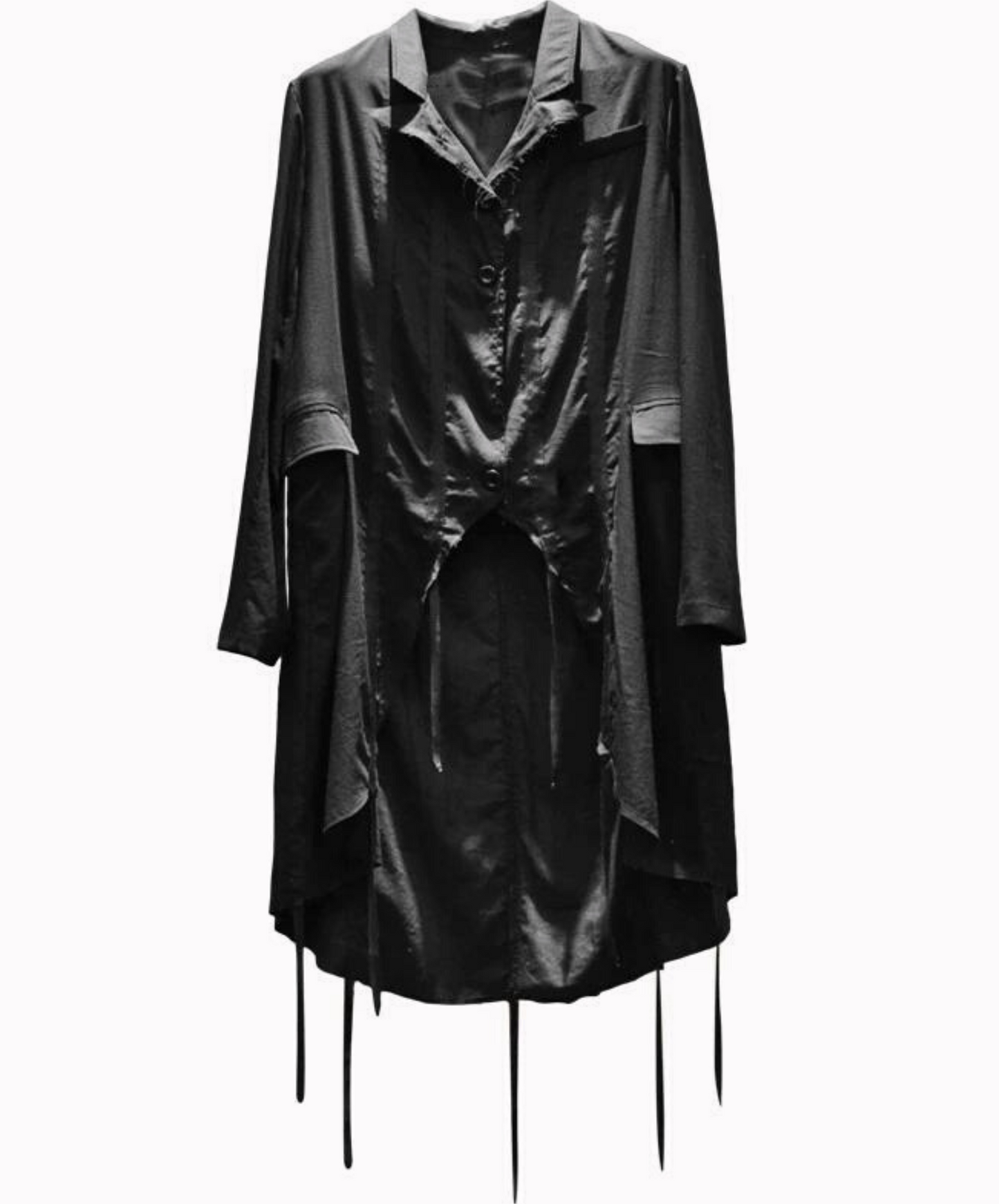 dark long cloak shirt EN1172