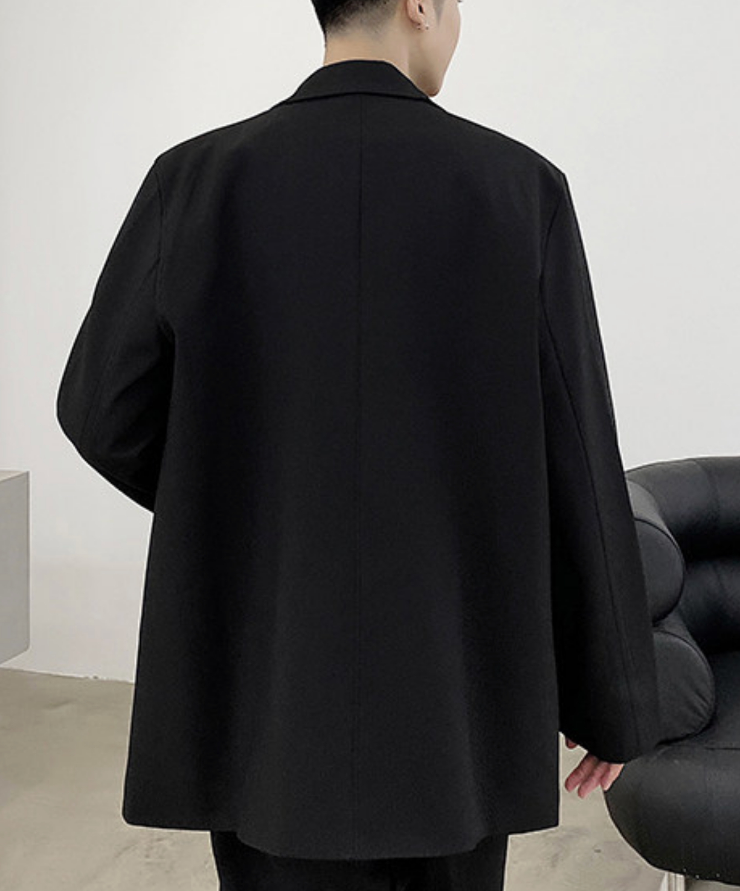 multiple metal zipper decoration jacket EN2754