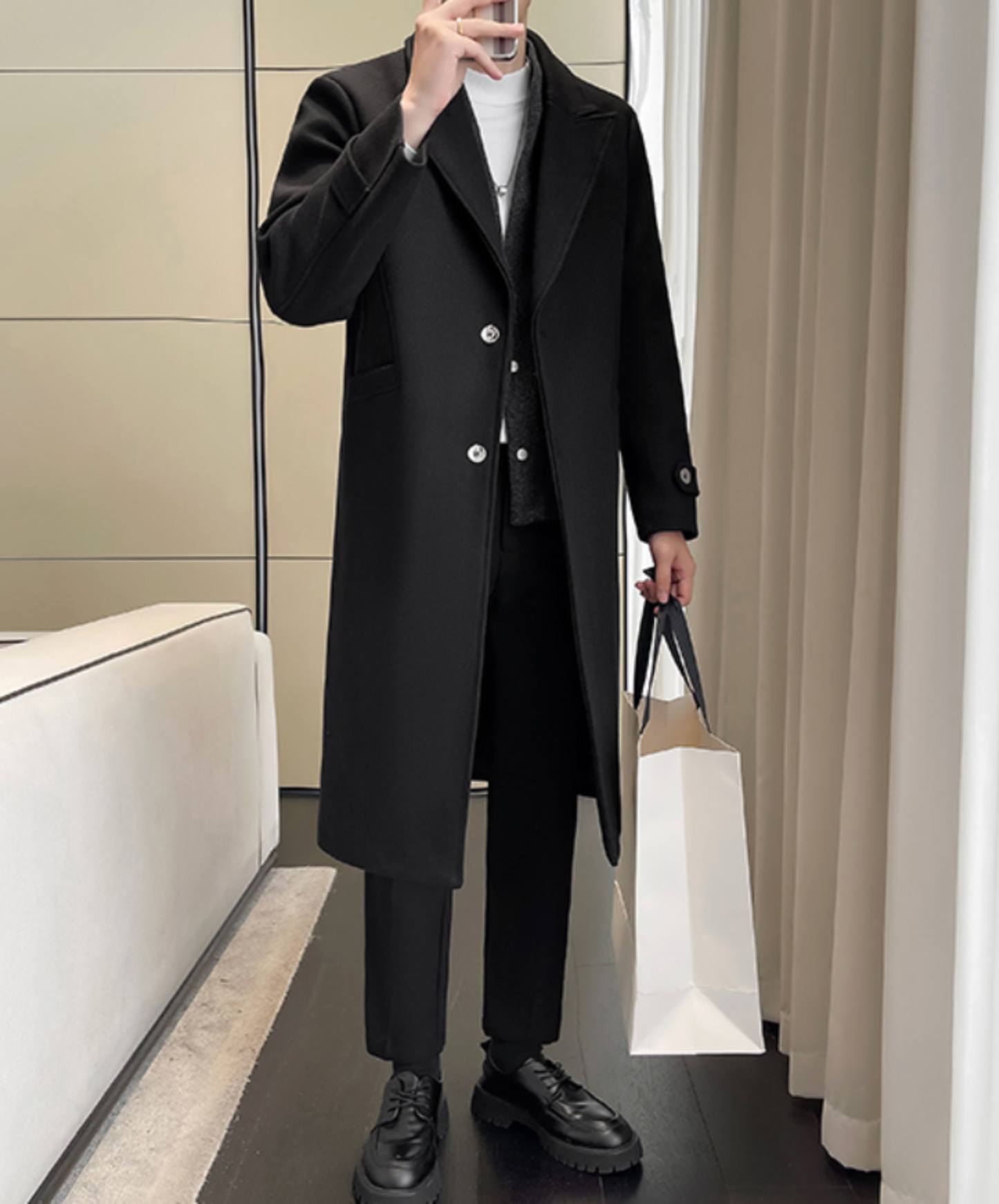 thick fake two-piece coat EN2540