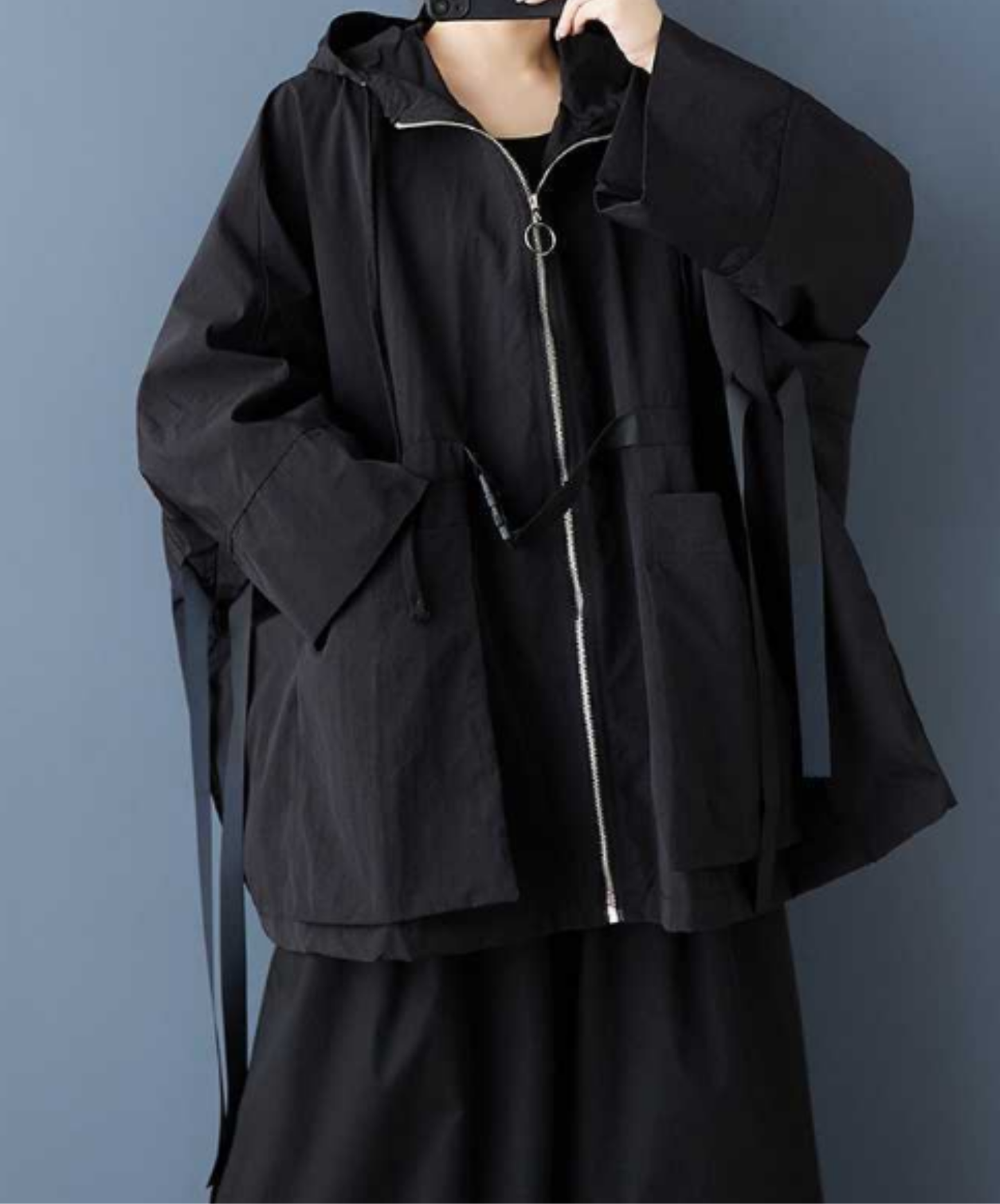 【style94】dark mode outfit set EN2853（hoodie + pants set）