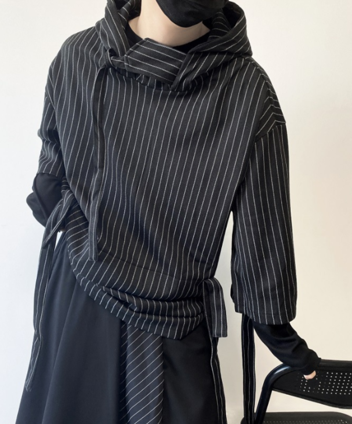 【style81】dark mode outfit set EN2552（hoodie + pants set）