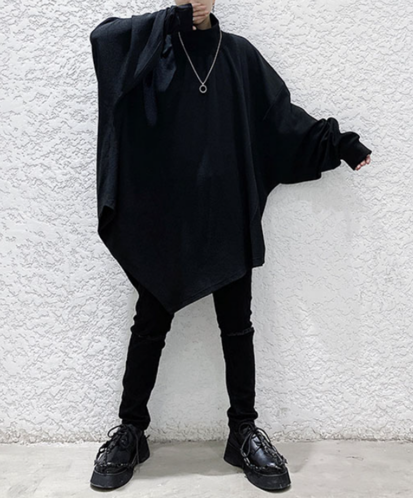 【style26】dark mode outfit set EN983（ sweatshirts + skirt set）