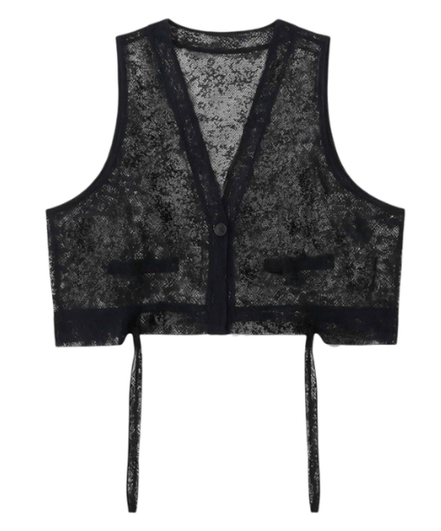 jacquard mesh vest EN2942