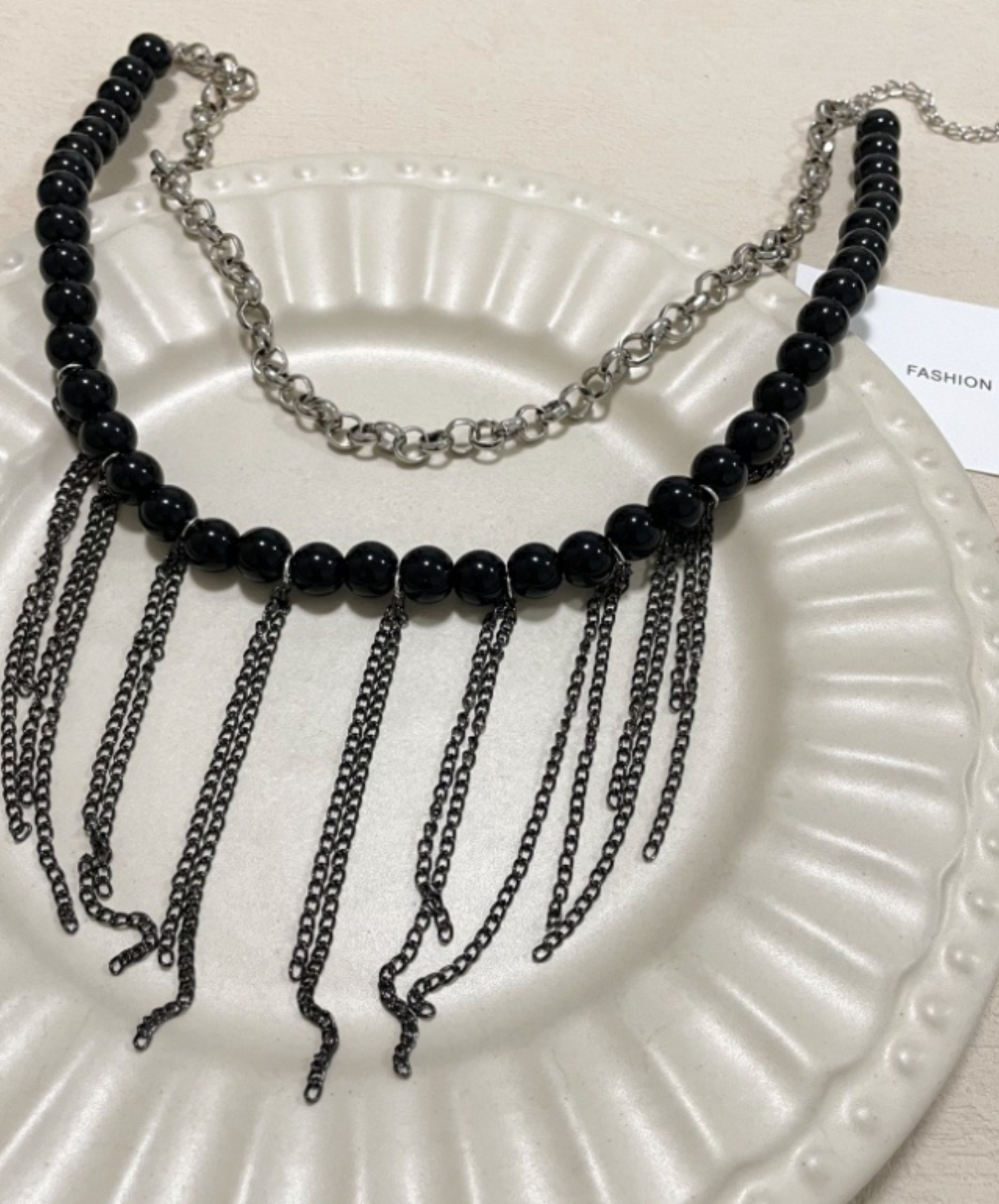 double strand pearls necklace EN2392