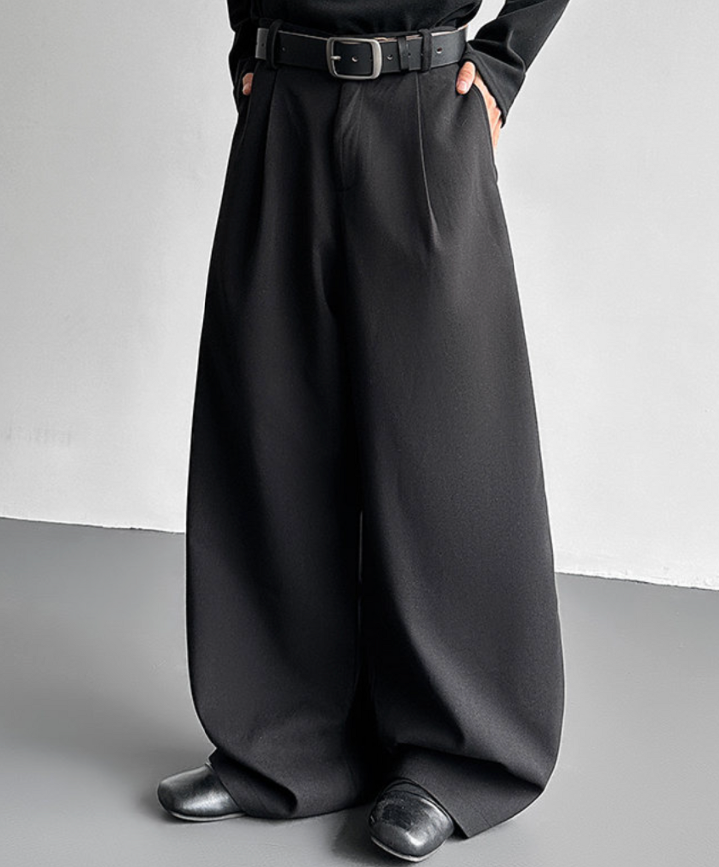 relaxed style corduroy wide pants EN2591