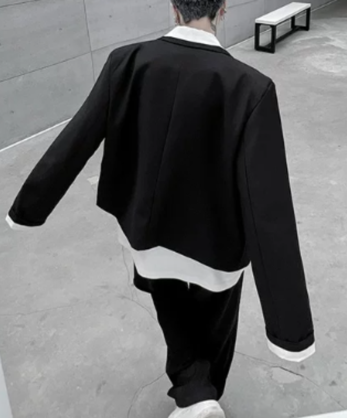 two-tone piping jacket EN3261