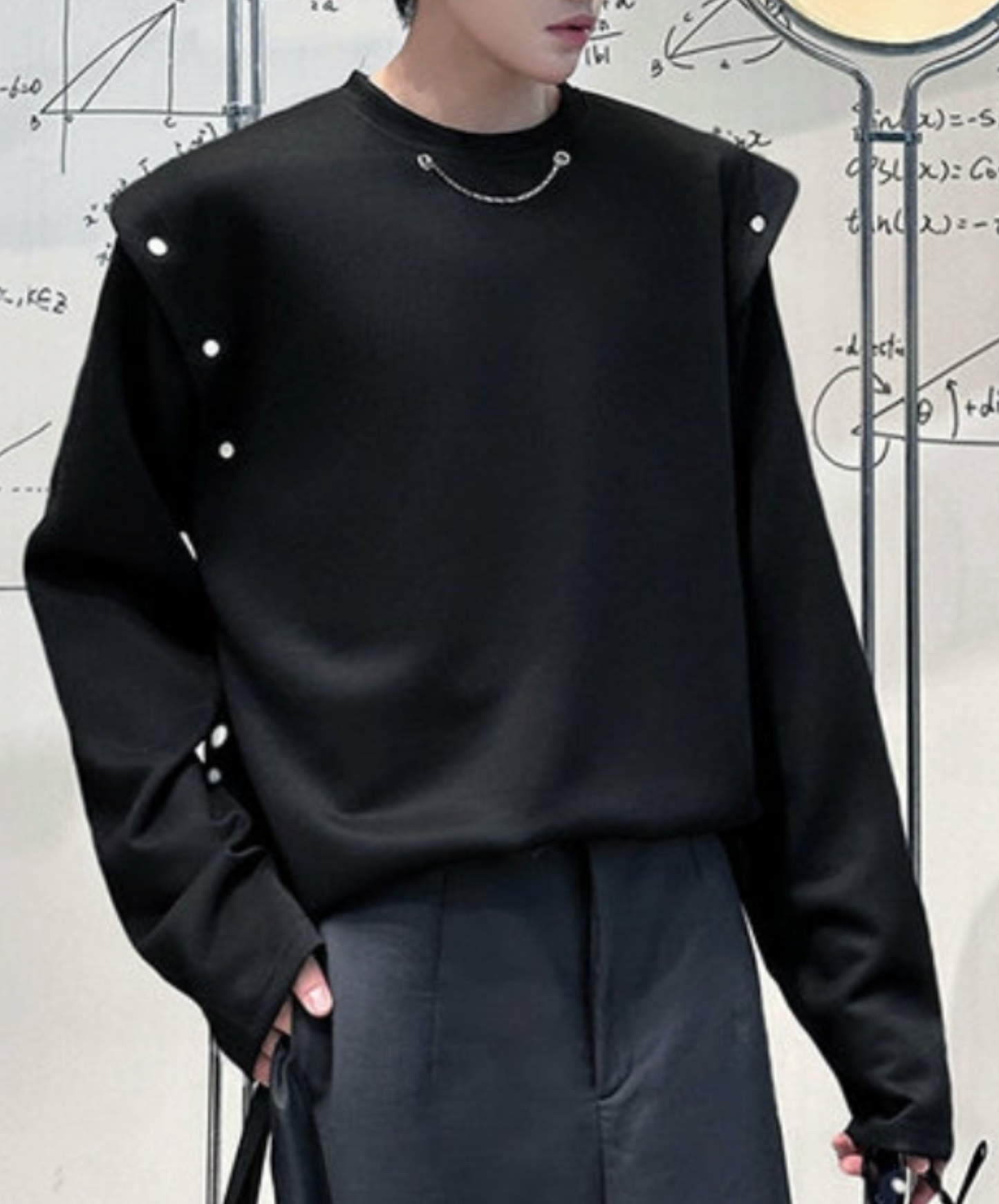 2-way removable sleeves t-shirt EN2648