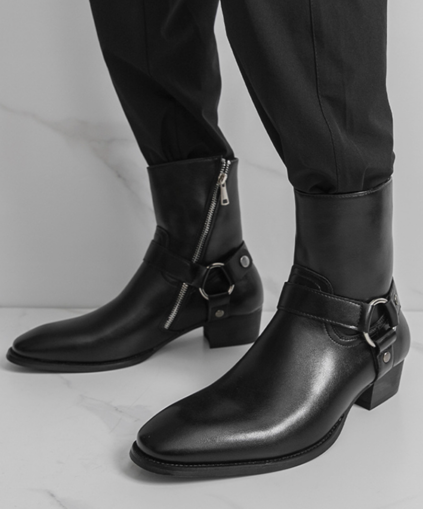 british pointed toe boots EN2527