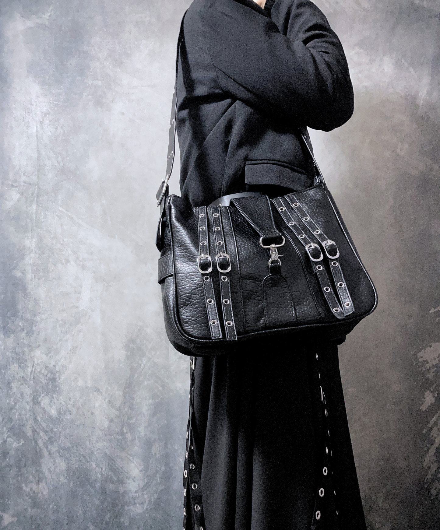 dark punk style bag EN1881