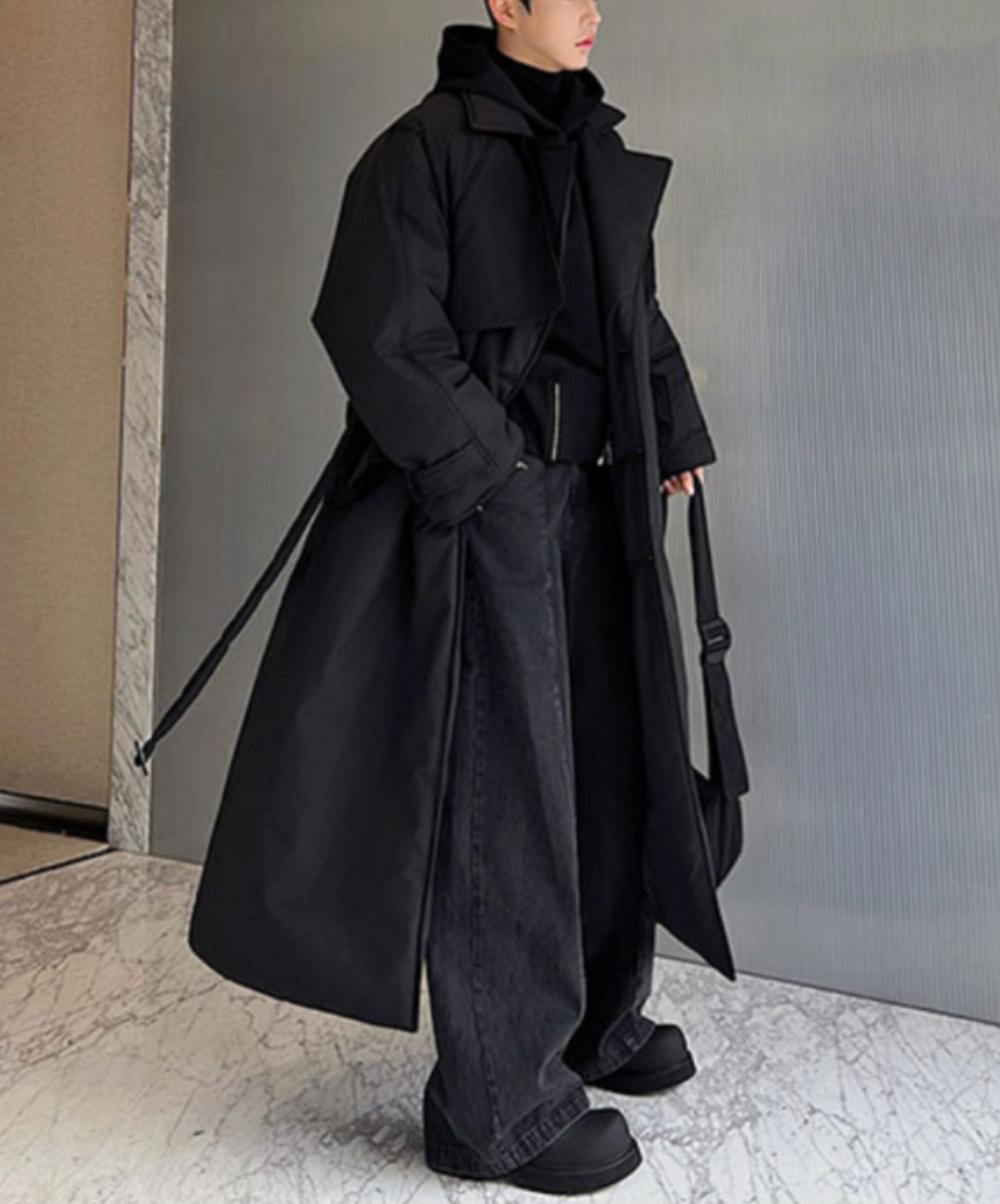 versized double-breasted coat EN2549