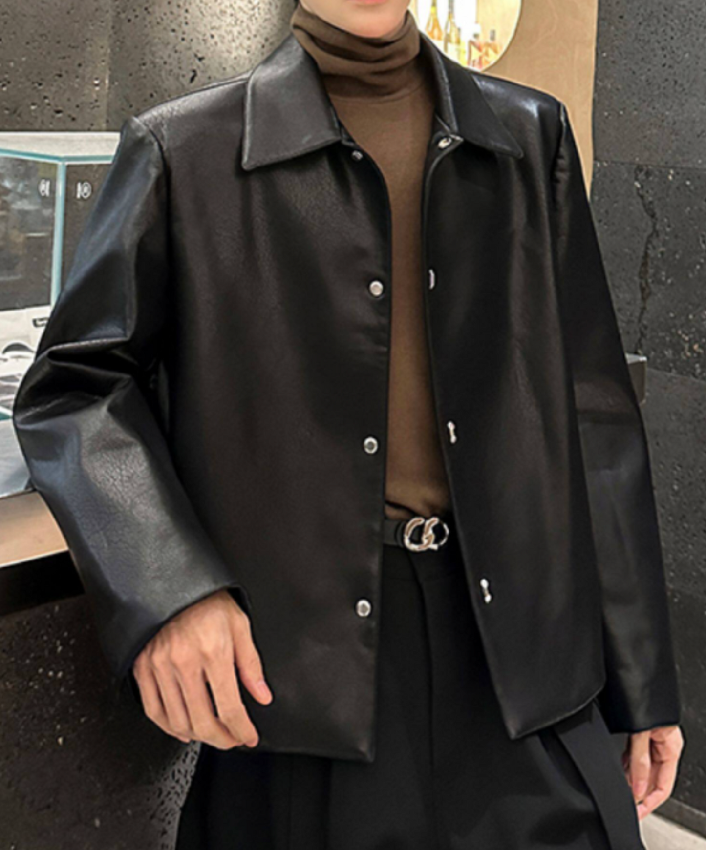 fake leather jacket EN2619