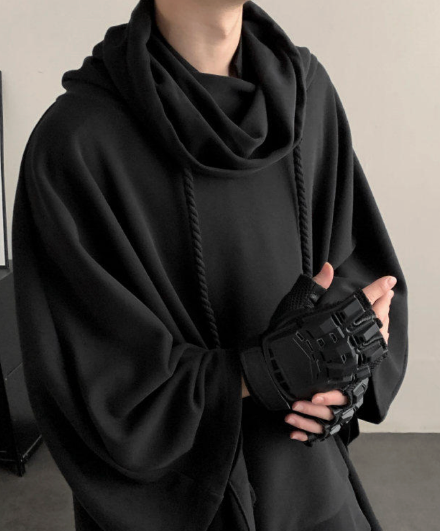 【style89】dark mode outfit set EN2699（sweatshirt + pants set）