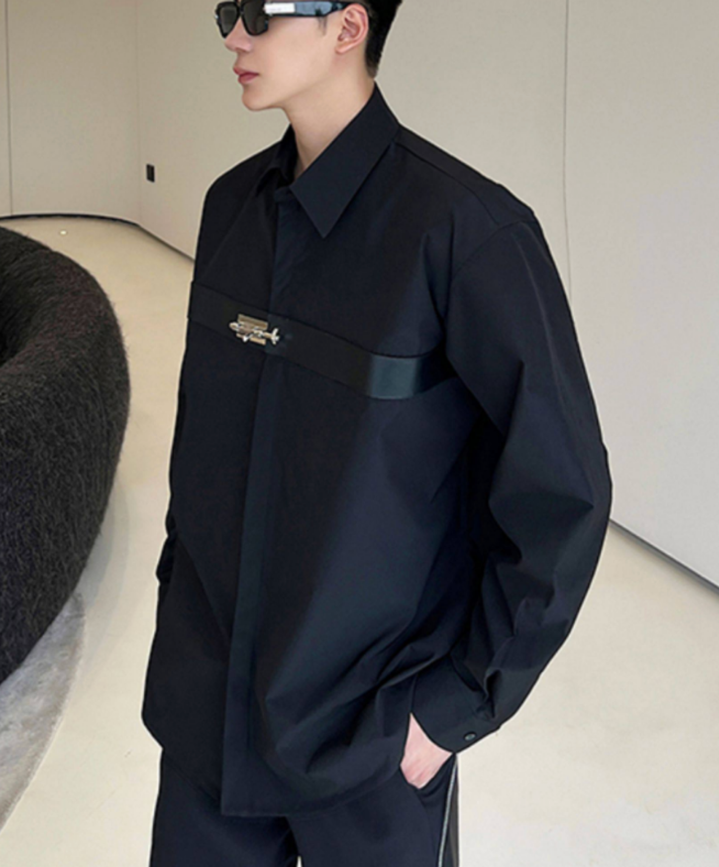 metal rock design border shirt EN2664