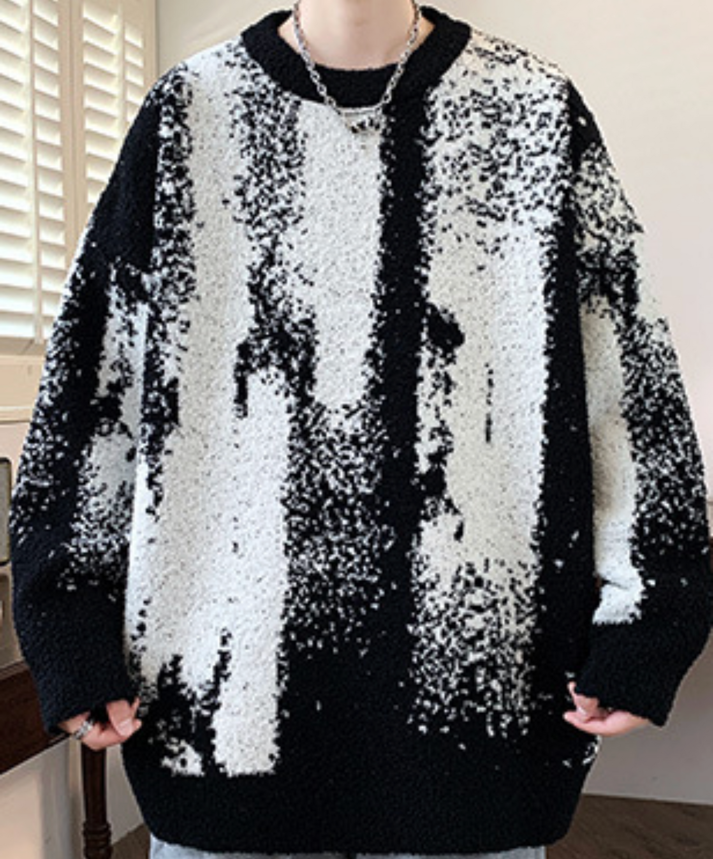 soft gradation sweater EN2497