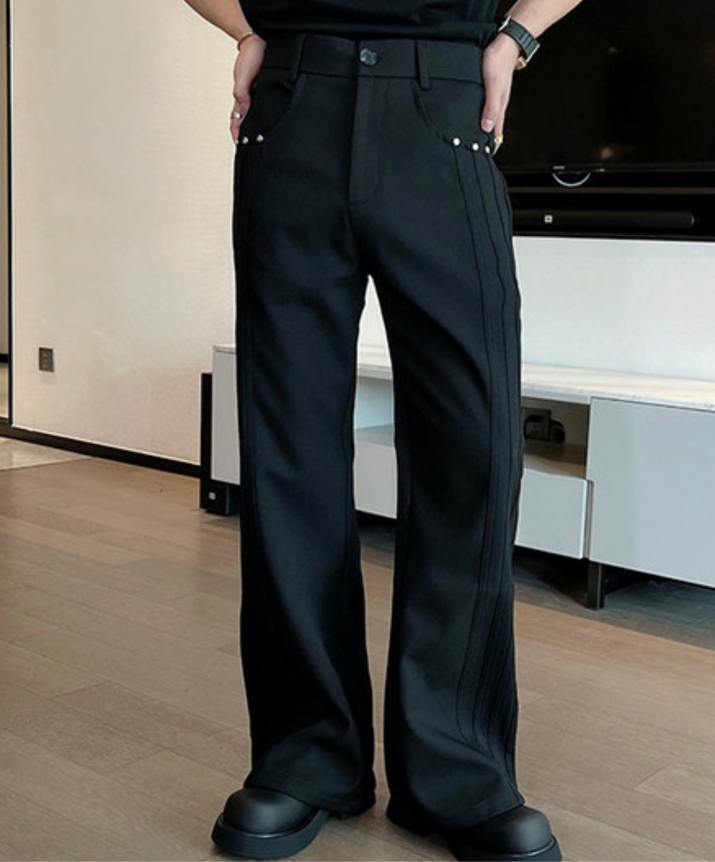side line rivets included pants EN2402