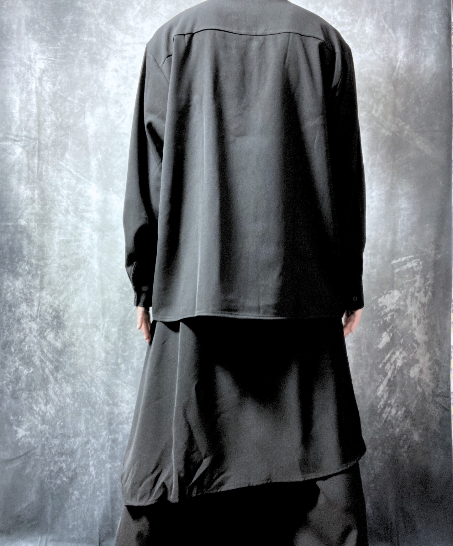 【style55】dark mode outfit set EN1852（shirt + pants set）