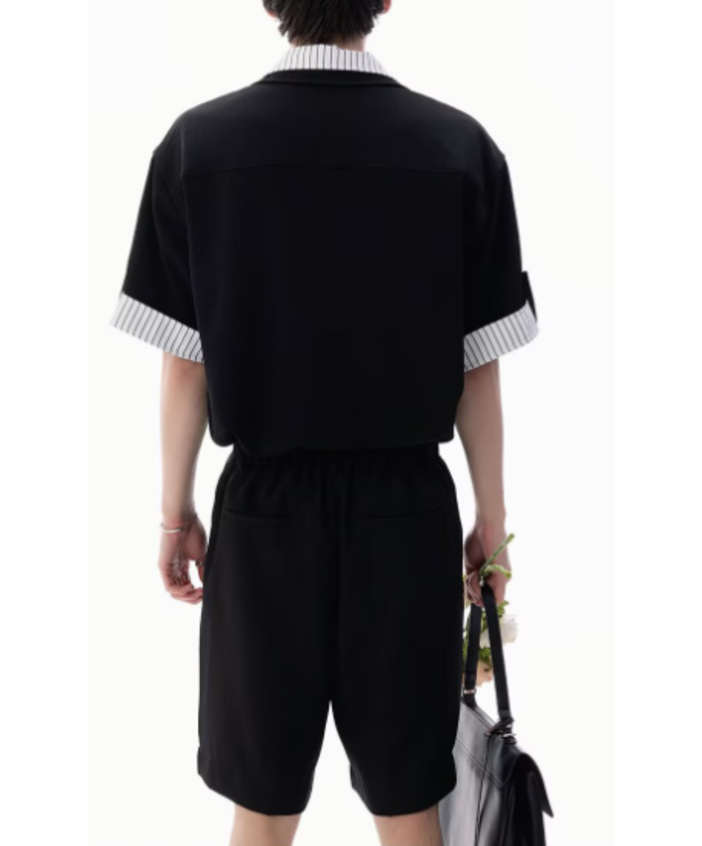 two-piece design stripe shirt EN2971
