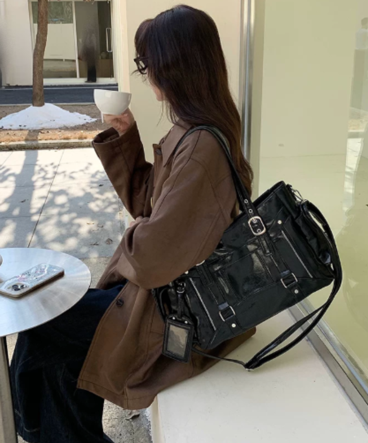 3d-pocket multi-buckle belt bag EN3251