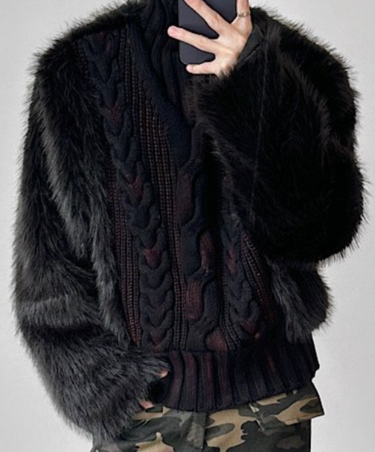 twisted turtleneck sweater EN2604