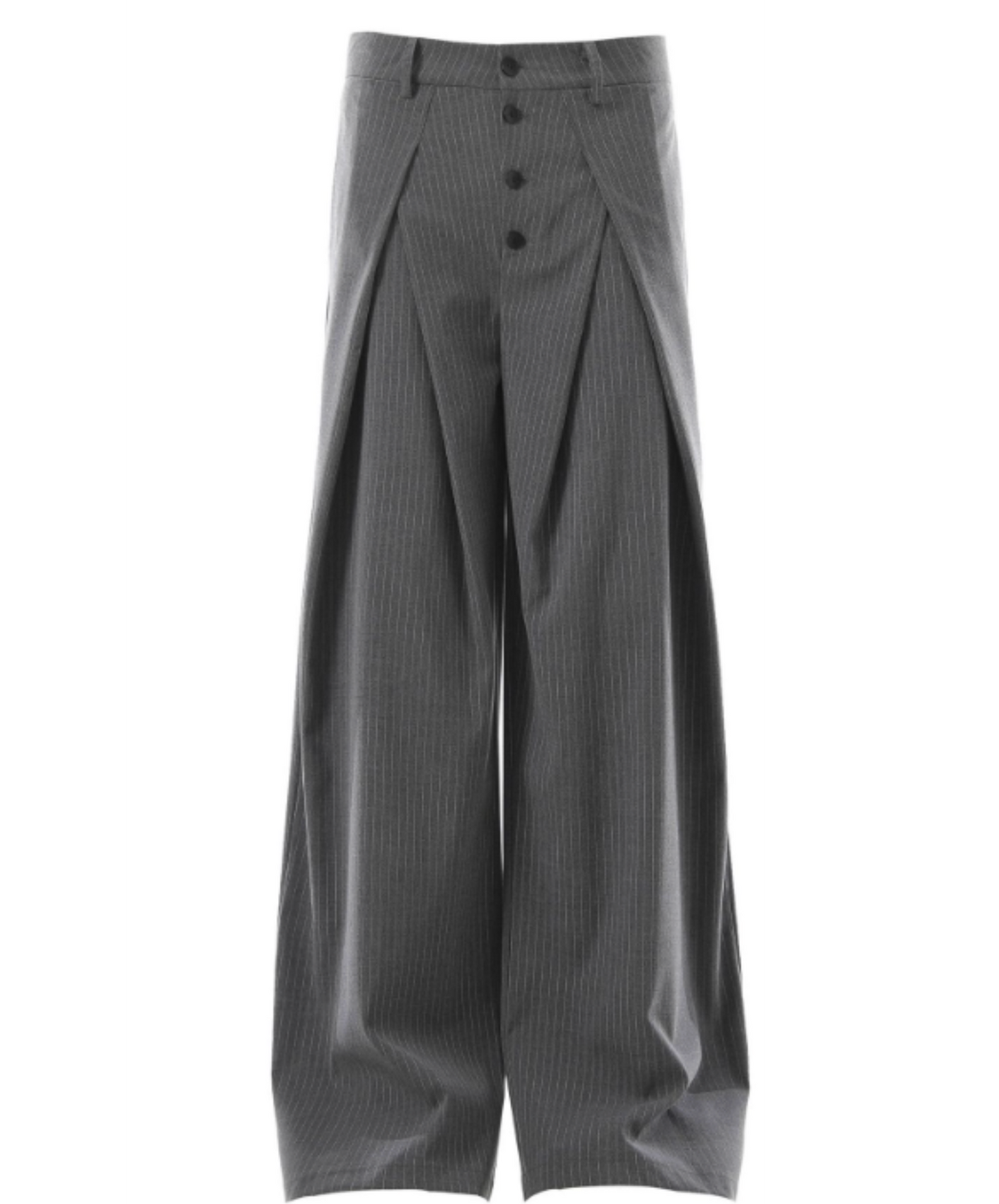 retro pleated design pants EN2640
