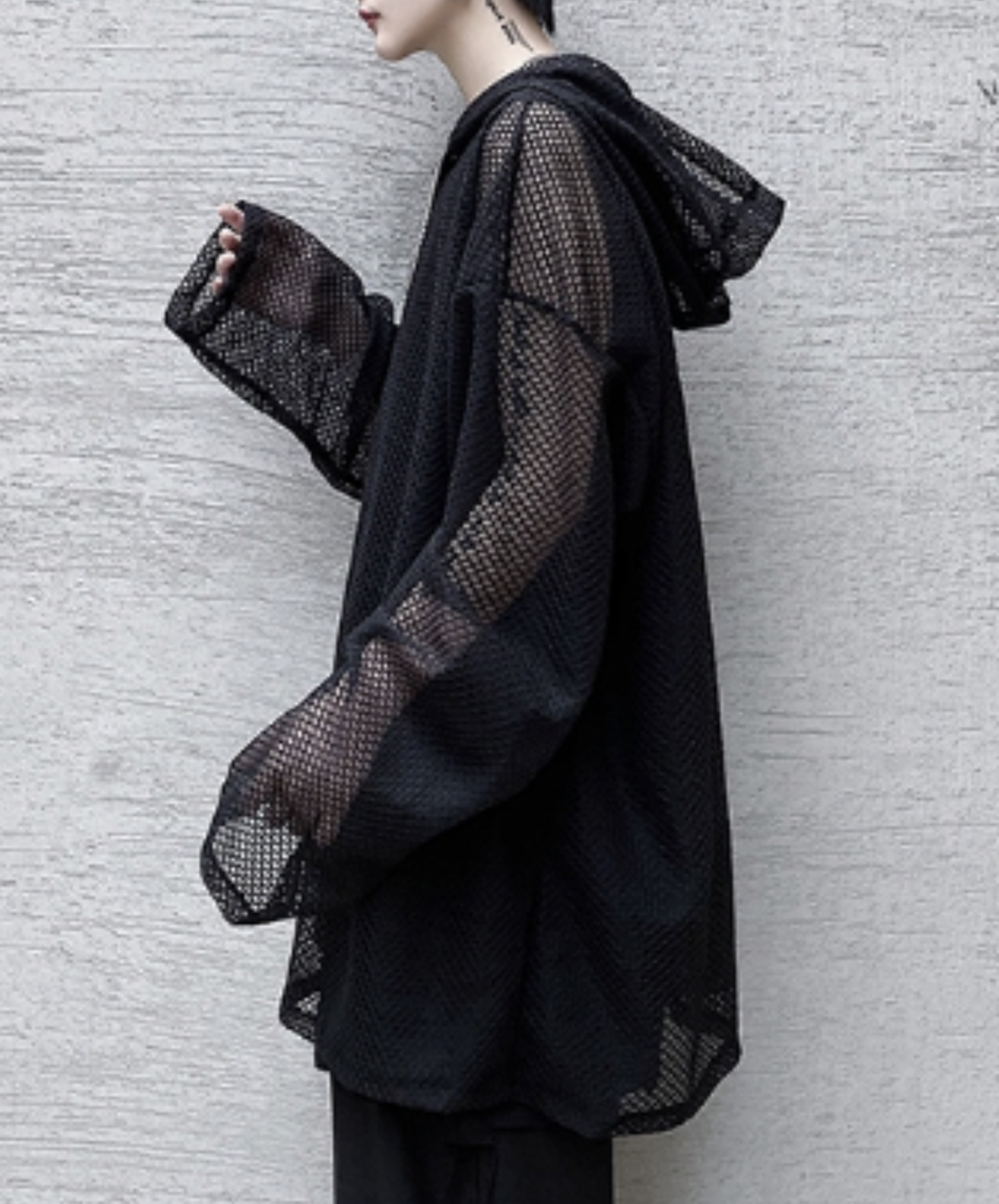 【style103】dark mode outfit set EN3027（hoodie + pants set）